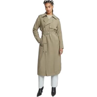 Damenmantel G-Star Fluid Trench Coat Vert S Femme Damenmantel G-Star Fluid Trench Coat Vert S Femme
