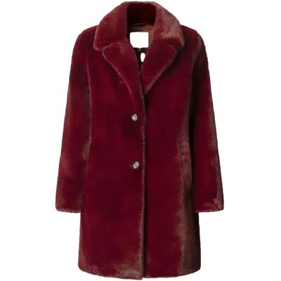 Fellmantel für Frauen Pepe Jeans Raven Rouge L Femme Fellmantel für Frauen Pepe Jeans Raven Rouge L Femme