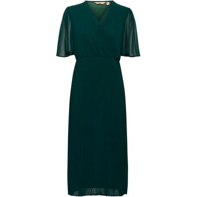 Wickelkleid Damen CULTURE Uni Cheila Vert S Femme Wickelkleid Damen CULTURE Uni Cheila Vert S Femme