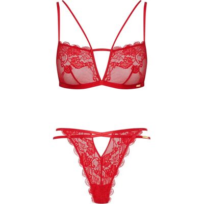 Damenunterwäsche Set Esotiq Rebel Rouge L/XL Femme Damenunterwäsche Set Esotiq Rebel Rouge L/XL Femme