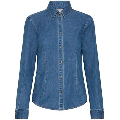 Damenhemd fransa Chicago 1 Blau L Femme Damenhemd fransa Chicago 1 Blau L Femme