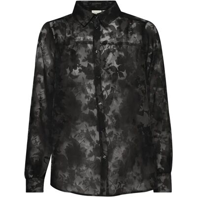 Damenhemd fransa Jana 1 Noir S Femme Damenhemd fransa Jana 1 Noir S Femme