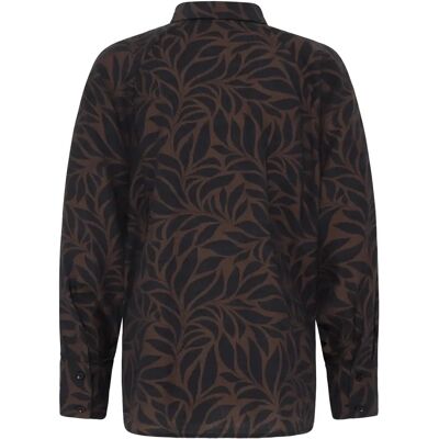 Damenhemd fransa Riana 12 Marron L Femme Damenhemd fransa Riana 12 Marron L Femme