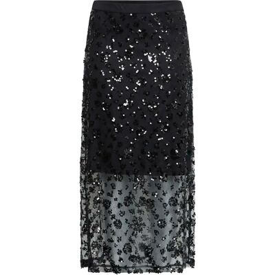 Lange Bleistiftrock Damen fransa Posey Sk 1 Noir S Femme Lange Bleistiftrock Damen fransa Posey Sk 1 Noir S Femme