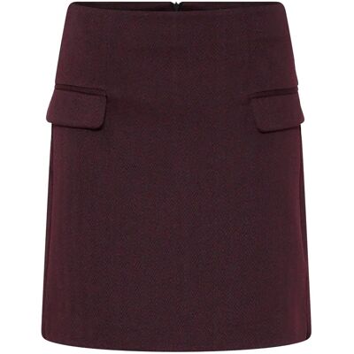 Damenrock Ichi Kate Jacquard 5 Noir L Femme Damenrock Ichi Kate Jacquard 5 Noir L Femme