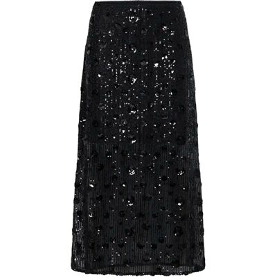 Damenrock Ichi Ihmalima Noir L Femme Damenrock Ichi Ihmalima Noir L Femme