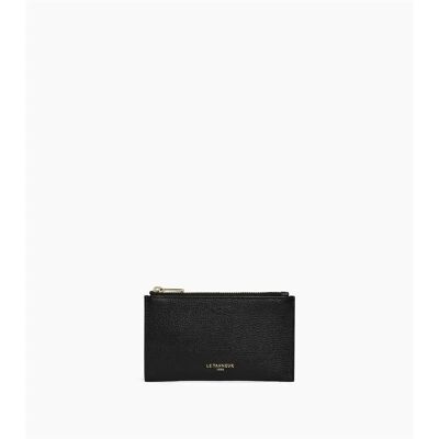 Zipper Schlüsseletui Damen Le Tanneur Noir 14x8,5x1,5 cm Femme Zipper Schlüsseletui Damen Le Tanneur Noir 14x8,5x1,5 cm Femme