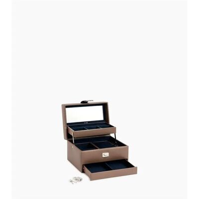 Automatischer Schmucketui für Frauen Le Tanneur Marron 23x13x16 cm Femme Automatischer Schmucketui für Frauen Le Tanneur Marron 23x13x16 cm Femme