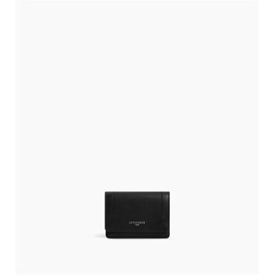 Damen Kartenetui mit Klappe Le Tanneur 4CC Noir 10,5x7,5x1 cm Femme Damen Kartenetui mit Klappe Le Tanneur 4CC Noir 10,5x7,5x1 cm Femme