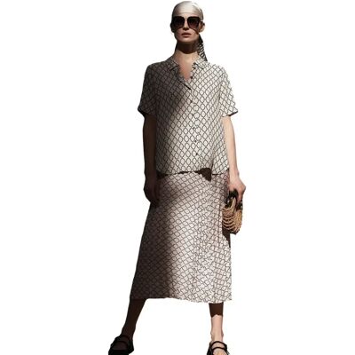Damenrock Moodo L-SC-4303 Beige L Femme Damenrock Moodo L-SC-4303 Beige L Femme