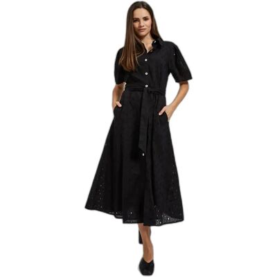 Hemdkleid Damen Moodo L-SU-4364 Noir L Femme Hemdkleid Damen Moodo L-SU-4364 Noir L Femme