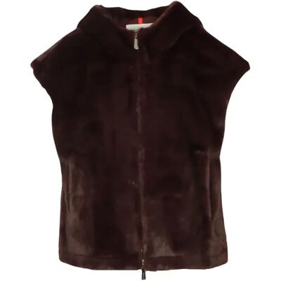 Kapuzenweste Oakwood Vesuve Marron 2XS Femme Kapuzenweste Oakwood Vesuve Marron 2XS Femme