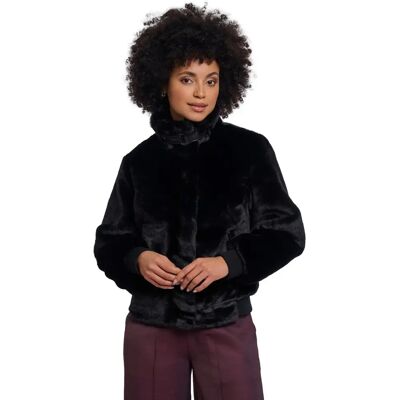 Kunstpelzjacke Damen Rino & Pelle Ambra Noir 40 Femme Kunstpelzjacke Damen Rino & Pelle Ambra Noir 40 Femme