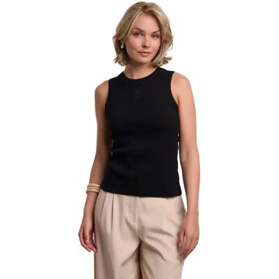 Zeitloses Trägershirt Damen Rino & Pelle Filipa Noir L Femme Zeitloses Trägershirt Damen Rino & Pelle Filipa Noir L Femme