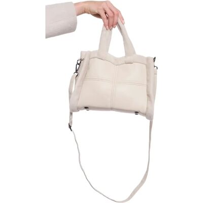 Vegan-Ledertasche Damen Rino & Pelle Jasha Beige TU Femme Vegan-Ledertasche Damen Rino & Pelle Jasha Beige TU Femme