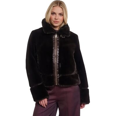 Kunstpelzjacke Damen Rino & Pelle Lambra Noir 44 Femme Kunstpelzjacke Damen Rino & Pelle Lambra Noir 44 Femme