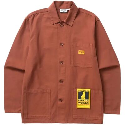 Hemd Service Works Classic Chore Rouge L Mixte Hemd Service Works Classic Chore Rouge L Mixte