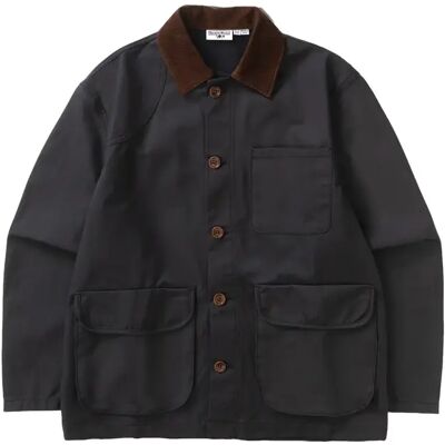 Veste Service Works Waxed Barn Noir L Mixte Veste Service Works Waxed Barn Noir L Mixte