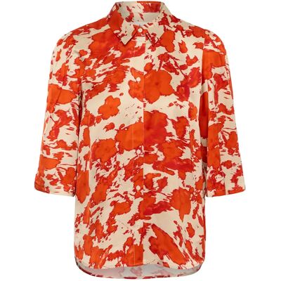 Damenhemd Soaked in Luxury Slclero Rouge M Femme Damenhemd Soaked in Luxury Slclero Rouge M Femme