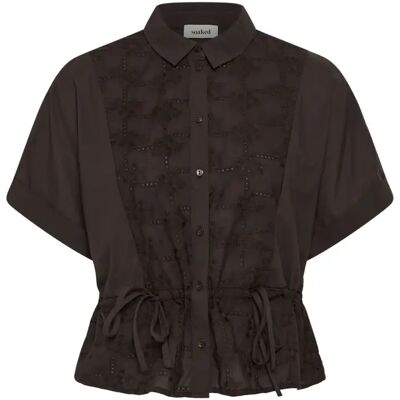 Damenhemd Soaked in Luxury Slsilja Marron L Femme Damenhemd Soaked in Luxury Slsilja Marron L Femme