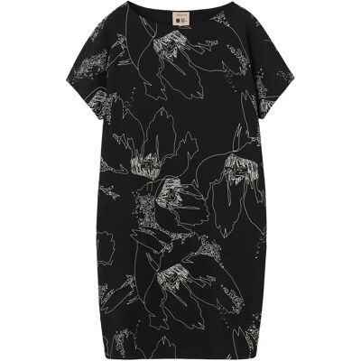 Damen Baumwollstrickkleid Tatuum Klara 1 Noir L Femme Damen Baumwollstrickkleid Tatuum Klara 1 Noir L Femme