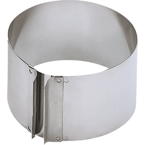 KAISER Inspiration Tortenring mit Griffen, 9 cm hoch