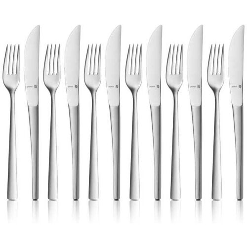WMF Corvo Dessertbesteck-Set, 12-teilig, Cromargan protect®