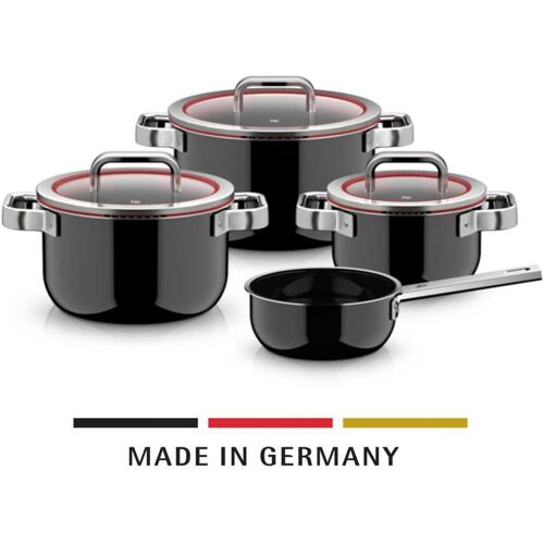 Fusiontec Function Pro, Topf-Set, 4-teilig, Black