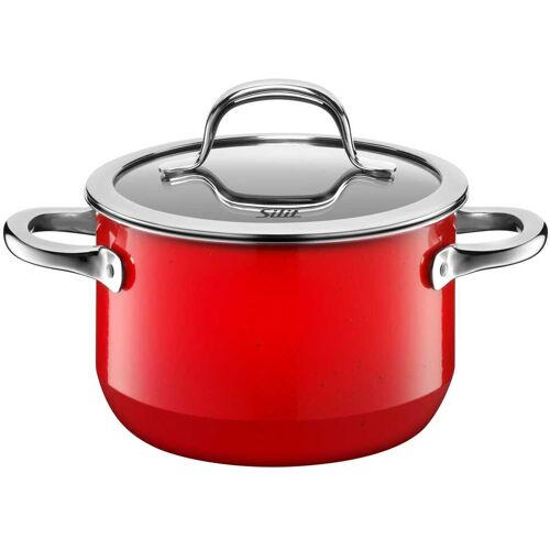 Silit Silargan® Passion Kochtopf mit Deckel, 16 cm, Red