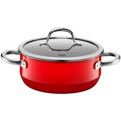 Silit Silargan® Passion Bratentopf mit Deckel, 20 cm, Red Silit Silargan® Passion Bratentopf mit Deckel, 20 cm, Red
