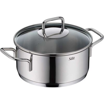 Silit Extra Cook Bratentopf 20 cm mit Glasdeckel Silit Extra Cook Bratentopf 20 cm mit Glasdeckel