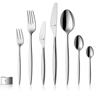 WMF Besteck-Set Grace, Cromargan protect®, 90-teilig + 12 Serviettenringe WMF Besteck-Set Grace, Cromargan protect®, 90-teilig + 12 Serviettenringe