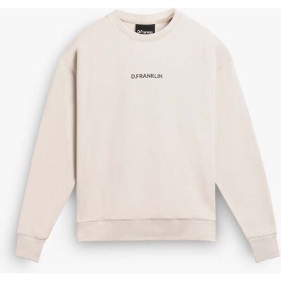 Sweatshirt ohne Kapuze mit Rundhalsausschnitt – D.Franklin – D.Franklin Pullover - Crewneck Binary Oversize Sweatshirt Grey - Verkauf-Sale- Größe XS - unisex Sweatshirt ohne Kapuze mit Rundhalsausschnitt – D.Franklin – D.Franklin Pullover - Crewneck Binary Oversize Sweatshirt Grey - Verkauf-Sale- Größe XS - unisex
