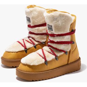 Winterboots D.Franklin Damen - Nordic Trk Fur Mustard Stiefel & Winterschuhe Warm, Wasserabweisend & Rutschfest - Gefütterte Cozy Australische female Winterboots D.Franklin Damen - Nordic Trk Fur Mustard Stiefel & Winterschuhe Warm, Wasserabweisend & Rutschfest - Gefütterte Cozy Australische female