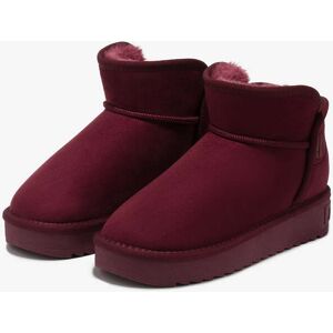 Winterboots D.Franklin Damen - Nordic Low Basic Burgundy Stiefel & Winterschuhe Warm, Wasserabweisend & Rutschfest - Gefütterte Cozy Australische female Winterboots D.Franklin Damen - Nordic Low Basic Burgundy Stiefel & Winterschuhe Warm, Wasserabweisend & Rutschfest - Gefütterte Cozy Australische female
