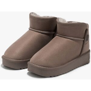 Winterboots D.Franklin Damen - Nordic Low Basic Taupe Stiefel & Winterschuhe Warm, Wasserabweisend & Rutschfest - Gefütterte Cozy Australische female Winterboots D.Franklin Damen - Nordic Low Basic Taupe Stiefel & Winterschuhe Warm, Wasserabweisend & Rutschfest - Gefütterte Cozy Australische female