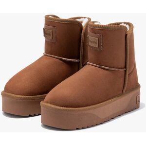 Winterboots D.Franklin Damen - Nordic V.2 Basic Low Tan Stiefel & Winterschuhe Warm, Wasserabweisend & Rutschfest - Gefütterte Cozy Australische female Winterboots D.Franklin Damen - Nordic V.2 Basic Low Tan Stiefel & Winterschuhe Warm, Wasserabweisend & Rutschfest - Gefütterte Cozy Australische female