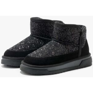 Winterboots D.Franklin Damen - Atlas Glitter Black / Black Stiefel & Winterschuhe Warm, Wasserabweisend & Rutschfest - Gefütterte Cozy Australische female Winterboots D.Franklin Damen - Atlas Glitter Black / Black Stiefel & Winterschuhe Warm, Wasserabweisend & Rutschfest - Gefütterte Cozy Australische female