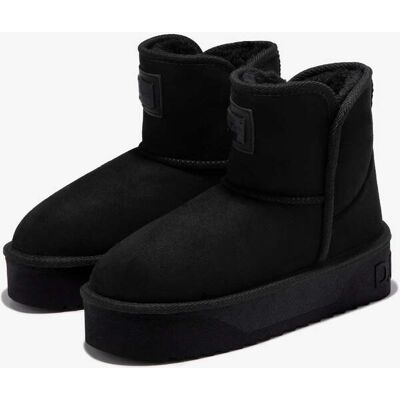 Winterboots D.Franklin Damen - Nordic V.2 Basic Low Black Stiefel & Winterschuhe Warm, Wasserabweisend & Rutschfest - Gefütterte Cozy Australische - V female Winterboots D.Franklin Damen - Nordic V.2 Basic Low Black Stiefel & Winterschuhe Warm, Wasserabweisend & Rutschfest - Gefütterte Cozy Australische - V female