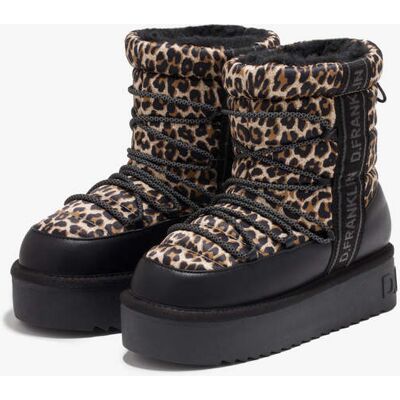 Winterboots D.Franklin Damen - Nordic V2 Bomb Leopard Kids Stiefel & Winterschuhe Warm, Wasserabweisend & Rutschfest - Verkauf-Sale female Winterboots D.Franklin Damen - Nordic V2 Bomb Leopard Kids Stiefel & Winterschuhe Warm, Wasserabweisend & Rutschfest - Verkauf-Sale female