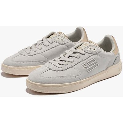 Damen Sneaker D.Franklin - Rebel Suede Cool Grey / Gold Met - Damenschuhe Leicht & Alltagstauglich - Verkauf-Sale female Damen Sneaker D.Franklin - Rebel Suede Cool Grey / Gold Met - Damenschuhe Leicht & Alltagstauglich - Verkauf-Sale female