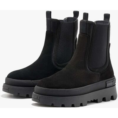 Winterboots D.Franklin Damen - All Track Chelsea Black Stiefel & Winterschuhe Warm, Wasserabweisend & Rutschfest - Verkauf-Sale female Winterboots D.Franklin Damen - All Track Chelsea Black Stiefel & Winterschuhe Warm, Wasserabweisend & Rutschfest - Verkauf-Sale female
