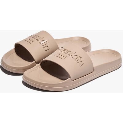 D.Franklin - Strandsandalen Sommersandalen D.Franklin - Marea Slides Taupe - Verkauf-Sale - Farbe - Bequeme Sommer-Flip-Flops unisex D.Franklin - Strandsandalen Sommersandalen D.Franklin - Marea Slides Taupe - Verkauf-Sale - Farbe - Bequeme Sommer-Flip-Flops unisex