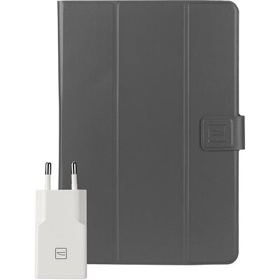 Tucano "FACILE PLUS Tablethülle bis 11"" inkl. 30W GaN charger, schwarz" Tucano "FACILE PLUS Tablethülle bis 11"" inkl. 30W GaN charger, schwarz"