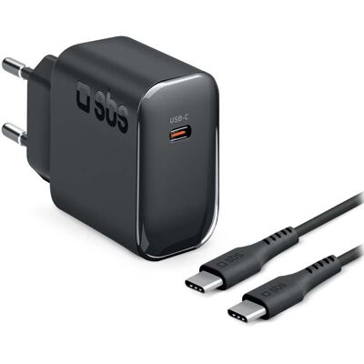 SBS Lade-Kit ideal für Laptops mit 45W Power Delivery Ladegerät und 2 m USB-C-Kabel SBS Lade-Kit ideal für Laptops mit 45W Power Delivery Ladegerät und 2 m USB-C-Kabel