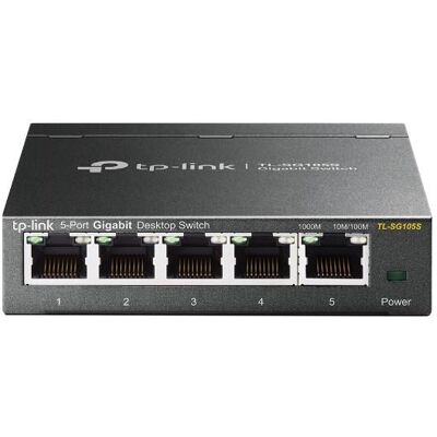 TP-Link TL-SG105S - 5-Port Gigabit Netzwerk Switch TP-Link TL-SG105S - 5-Port Gigabit Netzwerk Switch