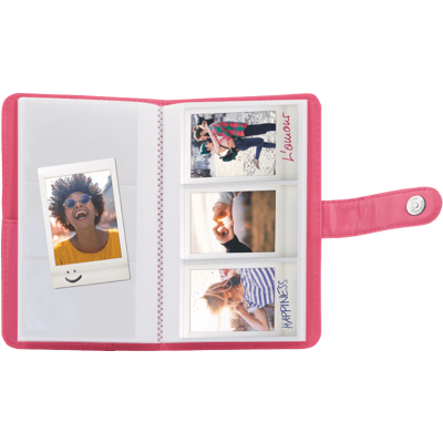 Fujifilm Instax mini 9 striped , Flamingo Pink Fotoalbum Fujifilm Instax mini 9 striped , Flamingo Pink Fotoalbum