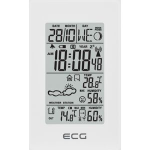 ECG MS 100 - Wetterstation mit kabellosem Außensensor, LCD, Uhr, Alarm ECG MS 100 - Wetterstation mit kabellosem Außensensor, LCD, Uhr, Alarm