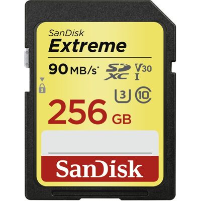 Sandisk SDXC Extreme 256GB, Video Speed Class V30 (173358) Speicherkarte Sandisk SDXC Extreme 256GB, Video Speed Class V30 (173358) Speicherkarte
