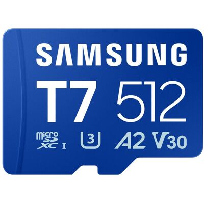 Samsung T7 microSDXC™ UHS-I Speicherkarte - 512 GB Samsung T7 microSDXC™ UHS-I Speicherkarte - 512 GB